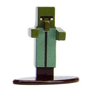 Diecast MINECRAFT MINI FIGURINE Zombie Villager Nano MetalFigs Jada Cake Topper
